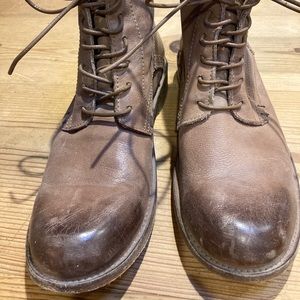 Frye Men’s leather lace up ankle boots